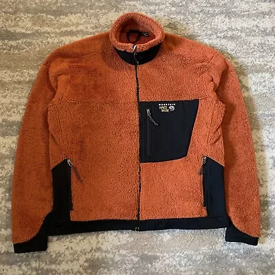 Buy Mountain Hardwear Monkey Man Deep Pile Sherpa Fleece Jacket XXL Orange Polartec • 89.99£