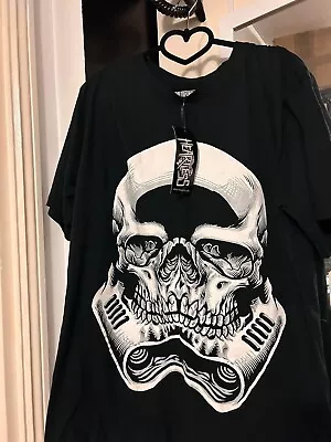 Buy Darth Vader Skull Men’s Tshirt Large Bnwt Heartless • 5.99£