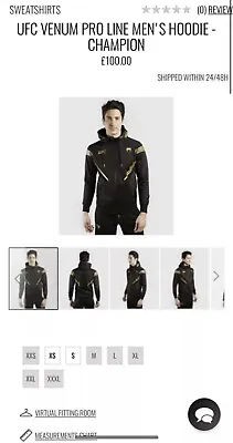 Buy UFC Venom Gym Pro Line Black/ Gold Jacket And Trousers ****BRAND NEW!!!!**** • 100£