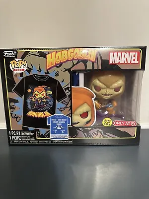 Buy Funko POP! And Tee Marvel Hobgoblin [Glows In The Dark] With Size Large T-Shirt • 19£