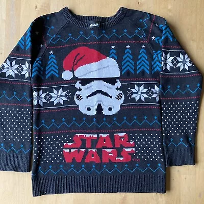 Buy Star Wars Christmas Jumper. Age 10. Great Condition And Quality. 100% Cotton TU • 13.50£