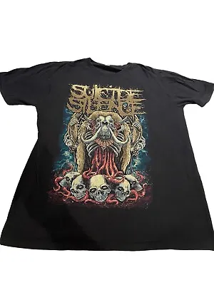 Buy Suicide Silence Women's Size XL Deathcore Band Shirt • 14.47£