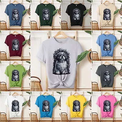 Buy Shih Tzu T-shirt In Sizes S-4XL, Gothic Style In Many Colours • 17£