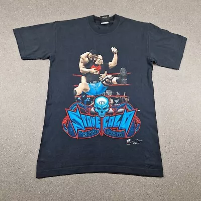 Buy Stone Cold Steve Austin Shirt Mens Small Black The Rock 3:16 WWF Wrestling Vtg • 64.99£