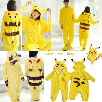 Buy Adult Kids Kigurumi  Pajama Cosplay Christmas Halloween Costume Sleepwear • 24.52£