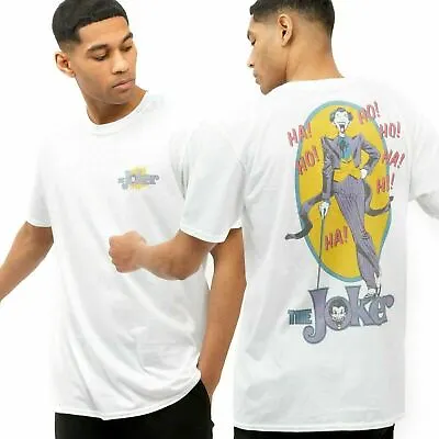 Buy Official DC Comics Mens The Joker Cane T-shirt White S-XXL • 12.99£