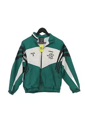 Buy Adidas Men's Jacket S Green Nylon With Cotton, Polyester Bomber Jacket • 9£