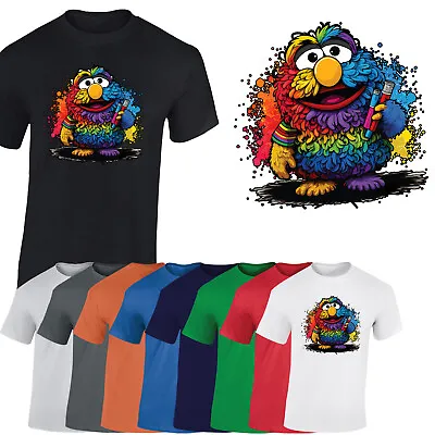 Buy Funny Colorful Mens T-Shirt Funny Muppets Animal Womens Unisex Gift Tshirt • 11.99£