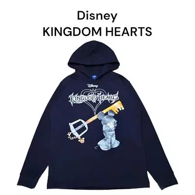 Buy Kingdom Hearts Mickey Hoodie Big Print Sweatshirt Color Black Size H 66cm W 52cm • 104.57£