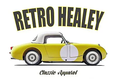 Buy AUSTIN HEALEY SPRITE T-shirt. RETRO HEALEY. CLASSIC CAR. MODIFIED. RALLY CAR.  • 15£