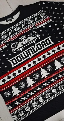 Buy Official Download Festival Heavy Metal Christmas Jumper Large £65 • 45£