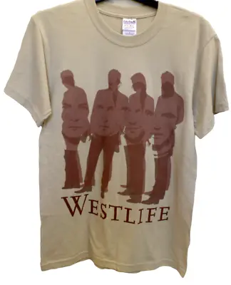 Buy Westlife Face To Face 2006 Tour T Shirt Brown Size Small • 10£