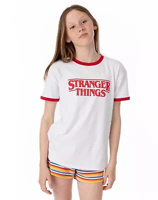 Buy Stranger Things Multicoloured Short Sleeve Short Leg Pyjama Set (Unisex Kids) • 14.99£