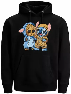 Buy Guardians Of The Galaxy Groot Stitch Hoodie Gift Hood Sweatshirt • 24.99£