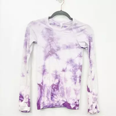 Buy Lululemon Swiftly Tech Long Sleeve Shirt 2.0 Shibori Stripe Wisteria Purple 2 • 23.61£