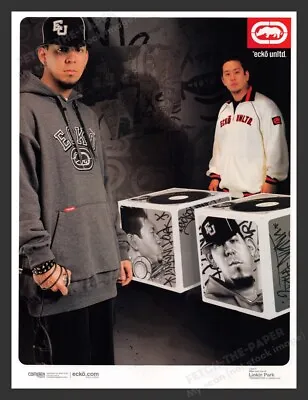 Buy Ecko Unltd. Linkin Park Mike And Joe 2000s Print Advertisement Ad 2002 • 10.39£