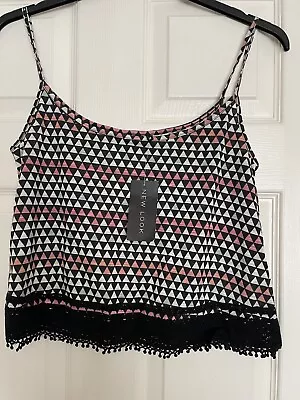 Buy Brand New New Look Cropped Strappy Top Size 14 • 0.99£