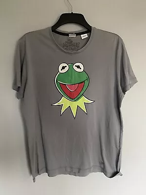 Buy Kermit The Frog Face Head Disney T Shirt Graphic Novelty UK Size XL Extra Large • 7.99£