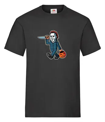 Buy Halloween Michael Myers Funny Horror Black  T-Shirt • 12.99£