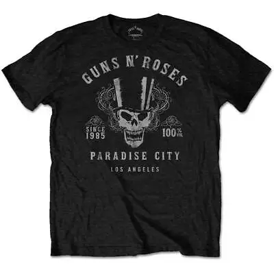 Buy GUNS N' ROSES - Unisex T- Shirt -  100% Volume - Black Cotton • 16.99£