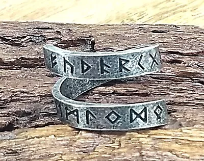 Buy Engraved Viking Ring, Viking Runes Ring, Stainless Steel Viking Ring • 9.95£