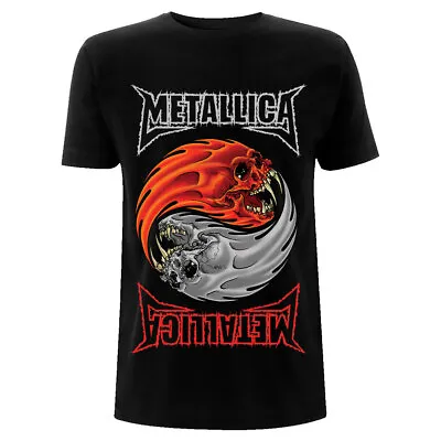 Buy Metallica T-Shirt Yin Yang Rock Band New Black Official • 15.15£