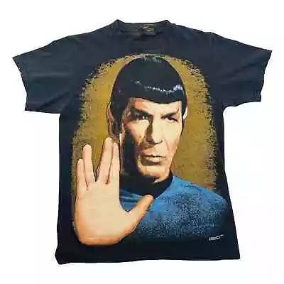 Buy Vintage  1991 Star Trek Spock Graphic T-Shirt - Small • 50£