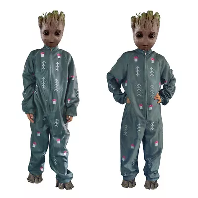 Buy Cosplay I Am Groot Kids Jumpsuits Pajamas Avengers Superhero Bodysuits Costumes • 26.40£