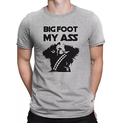 Buy Mens BIGFOOT My Ass T-Shirt Chewbacca Star Wars Funny Organic Sci-Fi Spoof Gift • 8.95£