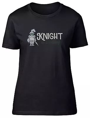 Buy Knight Icon In Training Fitted Womens Ladies T Shirt • 8.99£