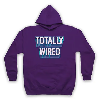 Buy Totally Wired Funny Slogan Comedy Hipster Joke Coffee Unisex Adults Hoodie • 27.99£