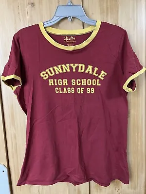 Buy Official Ladies Buffy The Vampire Slayer Sunnydale High Fitted T-Shirt XL • 8.99£
