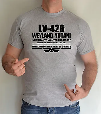 Buy Lv426 Terraformers  Wanted  Weyland, Yutani, Aliens, Prometheus  ,fun,t Shirt  • 14.99£