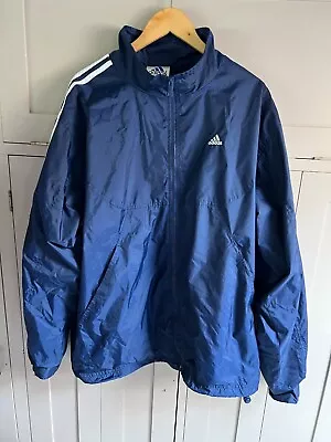 Buy Adidas Originals Men's Vintage Full Zip Jacket In Blue/white - XL Size • 9.50£