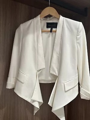 Buy BCBG Womens White Stylish Jacket Size XS • 50.14£