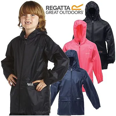 Buy Regatta Childrens Waterproof Jacket Stormbreak Kids Boys Girls Childs Rain Coat • 9.90£
