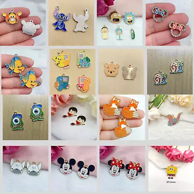 Buy Disney Enamel Charms Jewellery Making Crafts Supplies Charm Stitch Mickey Mouse • 1.99£