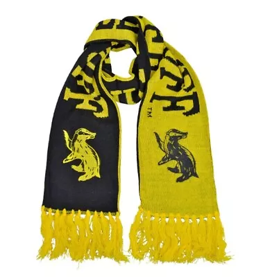 Buy Genuine / Official Harry Potter Studios Hufflepuff Reversible Scarf - Rare • 6.99£