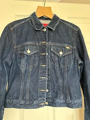 Buy French Connection Dark Denim  Jacket  Size L With Pocket Detail • 15.99£