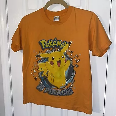 Buy Y2K 2004 Nintendo Pokemon Go Pikachu! Graphic T-Shirt Youth M RARE Double Sided • 120.63£