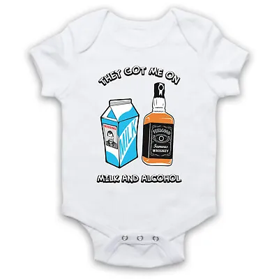 Buy Dr Feelgood Milk And Alcohol Rock T-shirt Unofficial Baby Grow Babygrow Gift • 15.99£