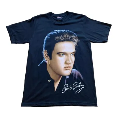 Buy Men's Elvis Presley T-Shirts Medium Black Rock@Tees Great Used Condition • 9£