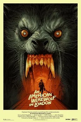 Buy An American Werewolf In London Poster Movie Sticker Patch Shirt Magnet Keychain • 8.77£