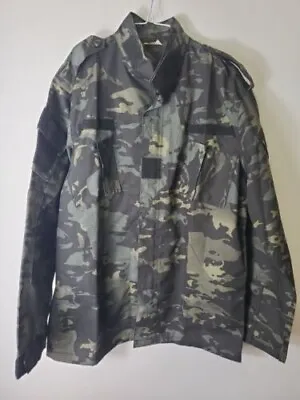 Buy Men Camouflage Army Jacket Military Field Combat Size Large Regular • 12.99£