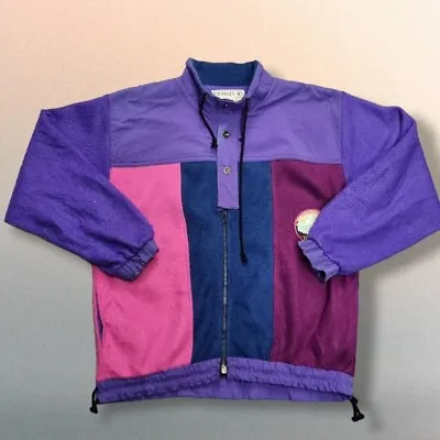 Buy Vintage 90s Charles M Collection Boxy Fleece Jacket L • 9.95£