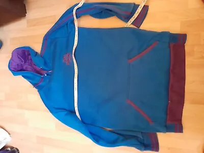 Buy Mens Vintage Lonsdale Blue Purple Hoodie Hooded Jacket See Photos Pouch Pocket • 2.31£