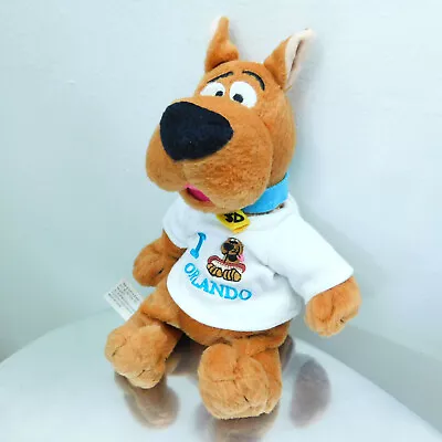 Buy 10  Scooby Doo Hanna Barbera 2002 Beanie Plush Stuffed Toy I Love Orlando Shirt • 14.48£
