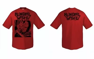 Buy MUNICIPAL WASTE - Skelbot [RED] - T-Shirt / Size XL • 16.28£