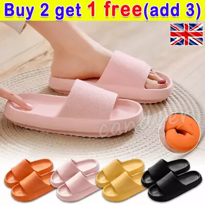 Buy PILLOW SLIDES Sandals Ultra Soft.Shoes Cloud Anti-Slip Slippers Slides-UK Shoes • 5.93£