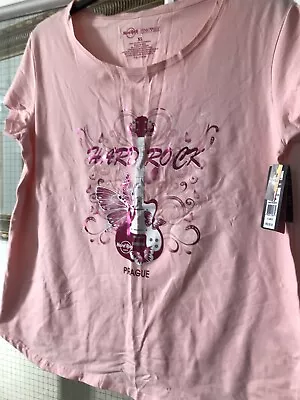 Buy Hard Rock Prague Ladies T-shirt XL • 9£